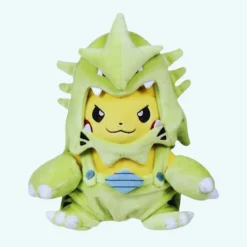 Peluche Pikachu déguisé en Tyranocif