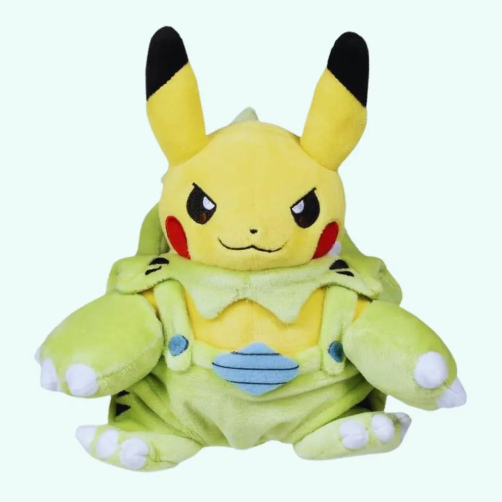 Peluche Pikachu déguisé en Tyranocif