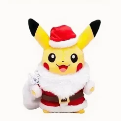 Peluche Pikachu style père noël