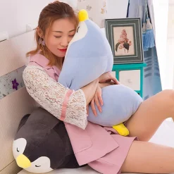 Peluche pingouin manchot bleu