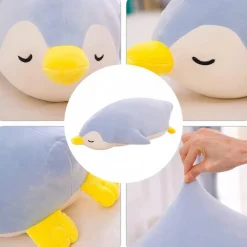 Peluche pingouin manchot bleu