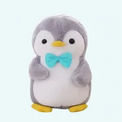 Peluche pingouin nœud papillon