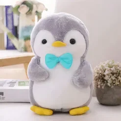 Peluche pingouin nœud papillon