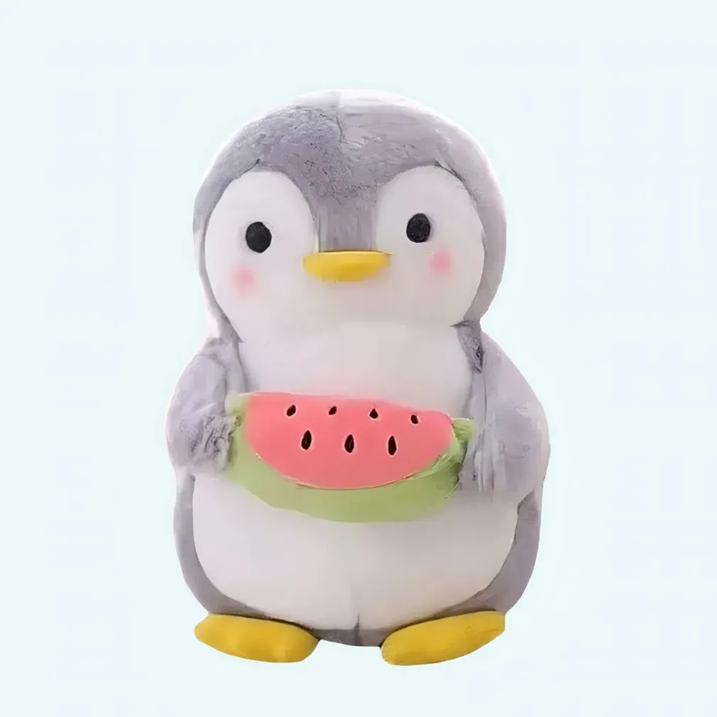 Peluche pingouin pastèque