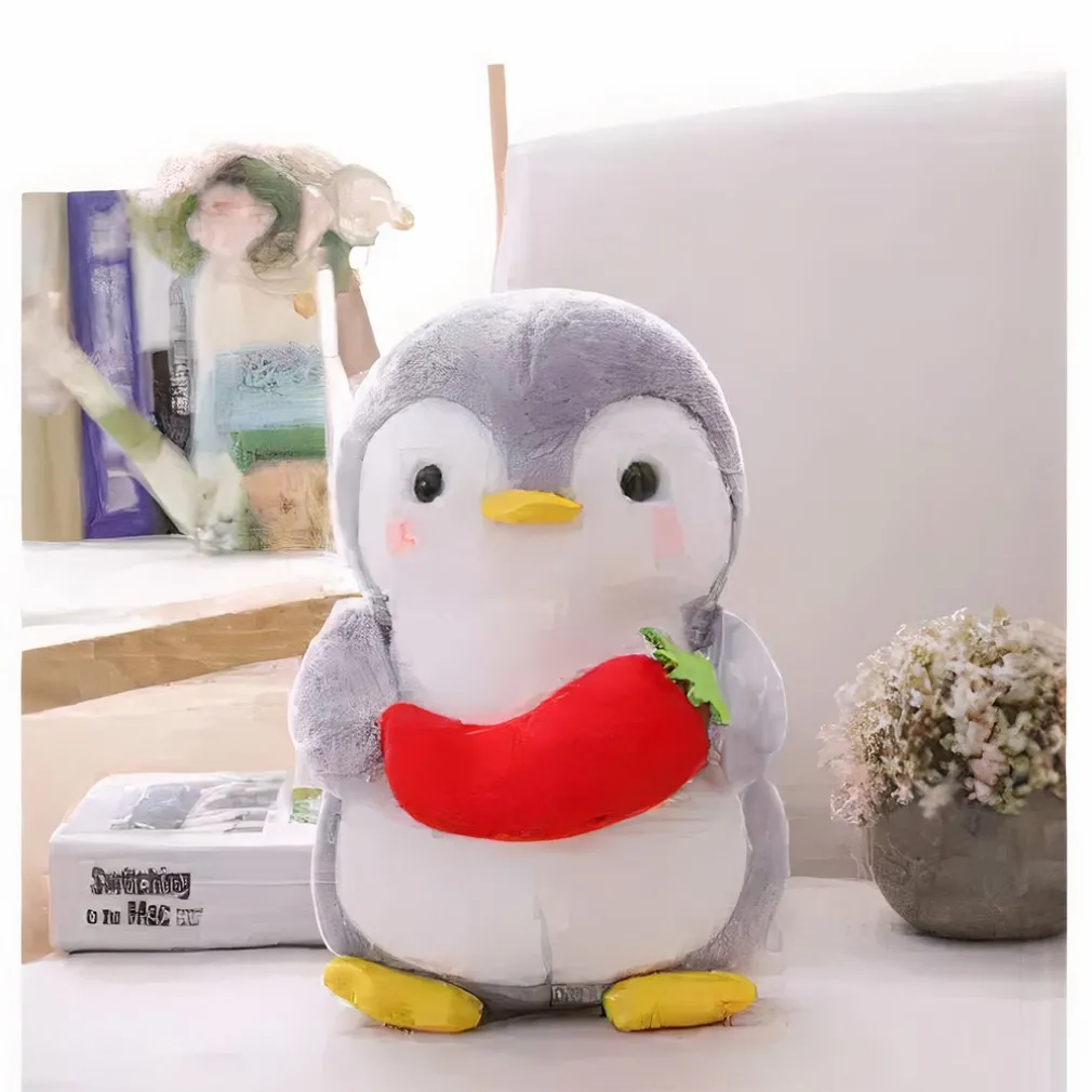 Peluche pingouin piment