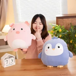 Peluche pingouin toute ronde