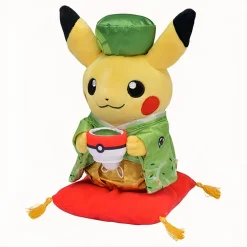 Peluche Pokémon Pikachu en tenue chinoise