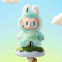 Peluche porte-clef style Labubu couleurs pop