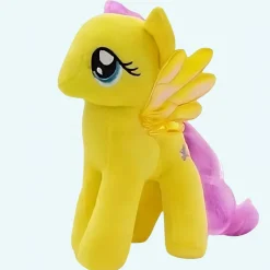 Peluche poupée licorne jaune