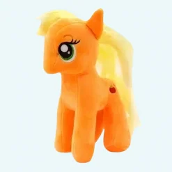 Peluche poupée licorne orange