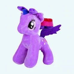 Peluche poupée licorne violette