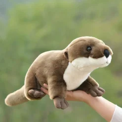 Peluche réaliste loutre toute douce