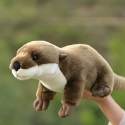 Peluche réaliste loutre toute douce