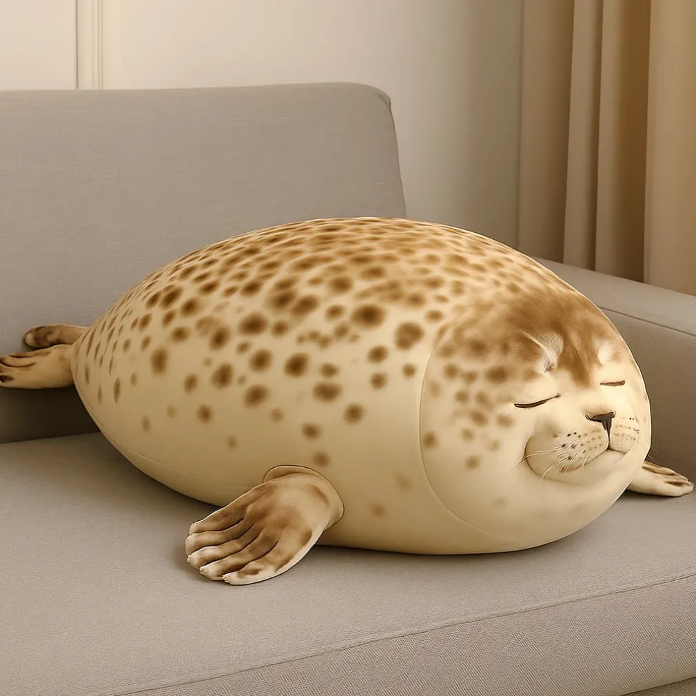 Peluche réaliste phoque XXL