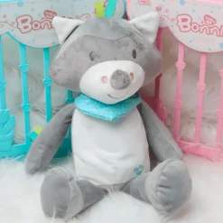 Peluche renard veilleuse musicale