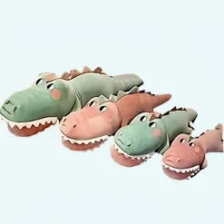 Peluche rigolote crocodile verte