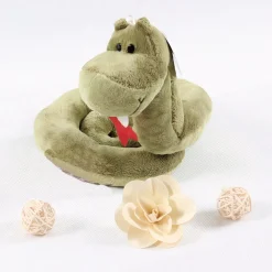 Peluche serpent à sonnette