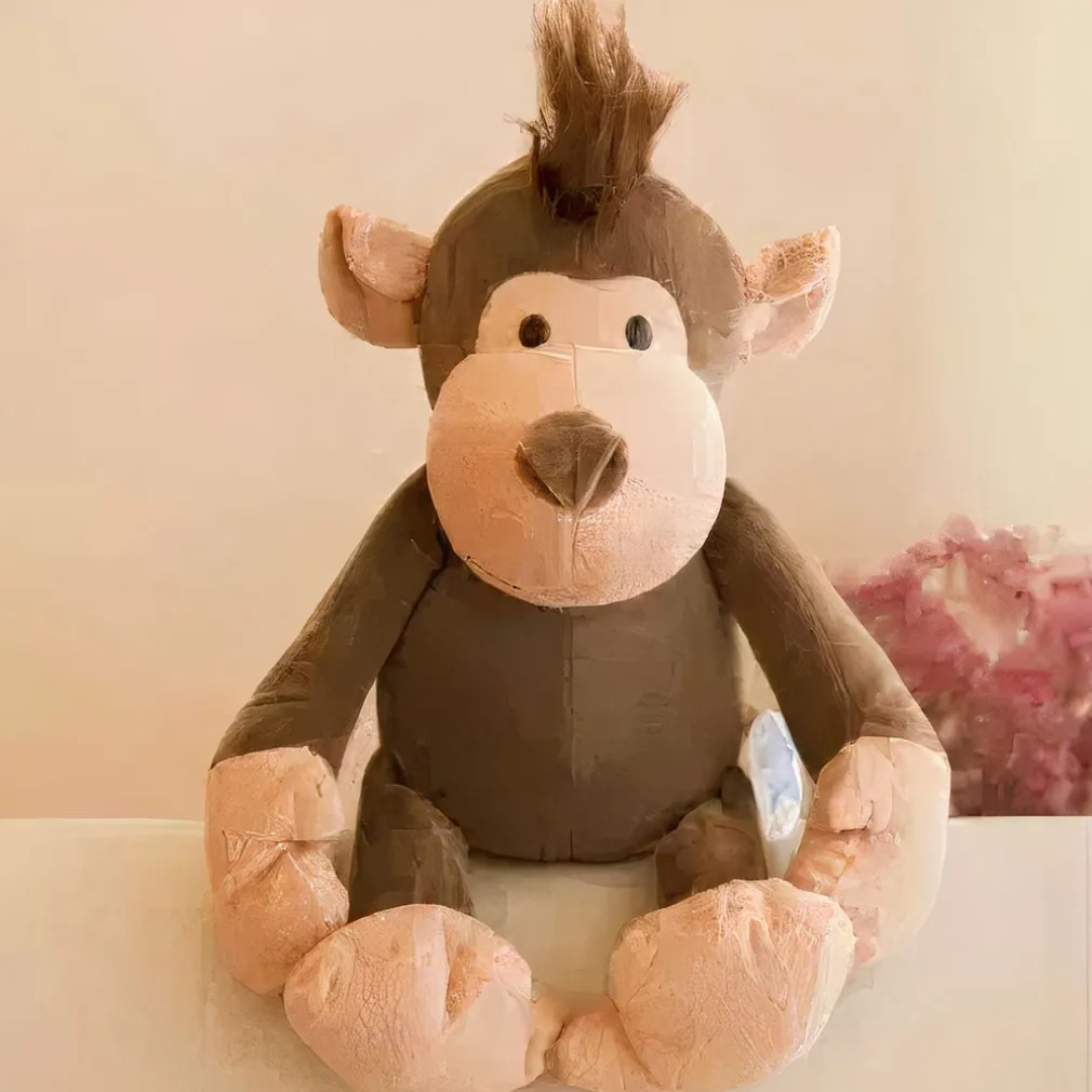 Peluche singe à croquer