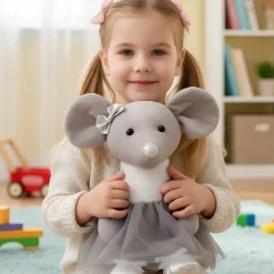 Peluche souris danseuse étoile