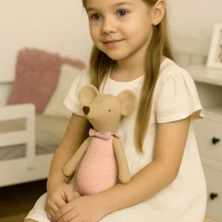 Peluche souris doudou mignon