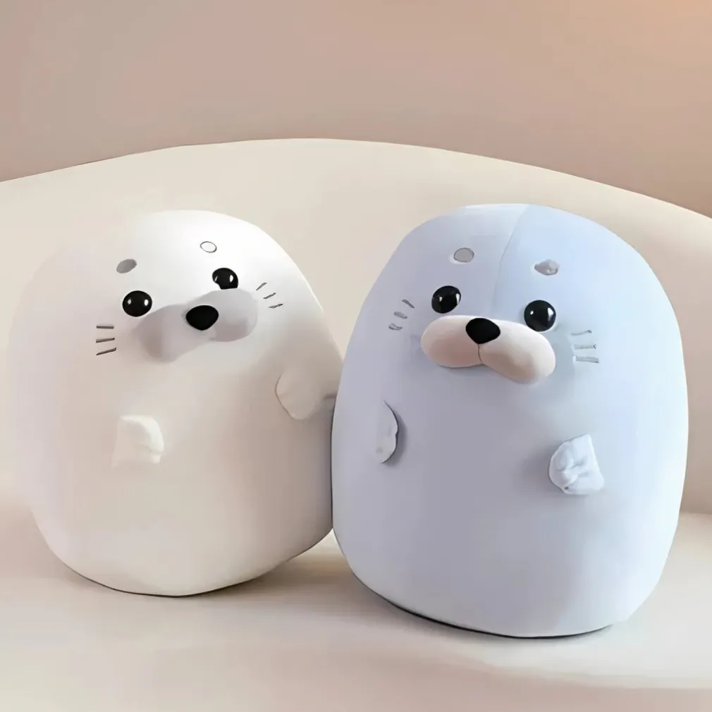 Peluche squishmallow phoque mignon
