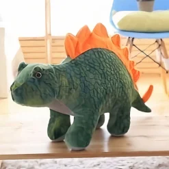 Peluche stégosaure vert