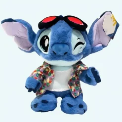 Peluche Stitch avec chemise à fleurs
