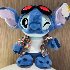 Peluche Stitch avec chemise à fleurs