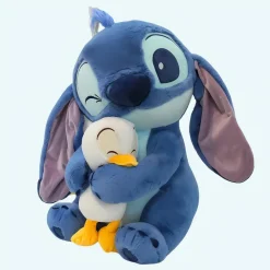 Peluche Stitch avec son doudou canard