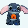 Peluche Stitch avec une citrouille qui respire