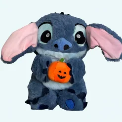 Peluche Stitch avec une citrouille qui respire