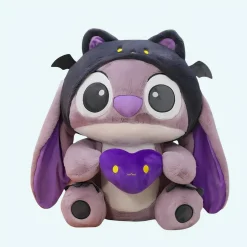Peluche Stitch chauve-souris violette