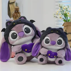 Peluche Stitch chauve-souris violette