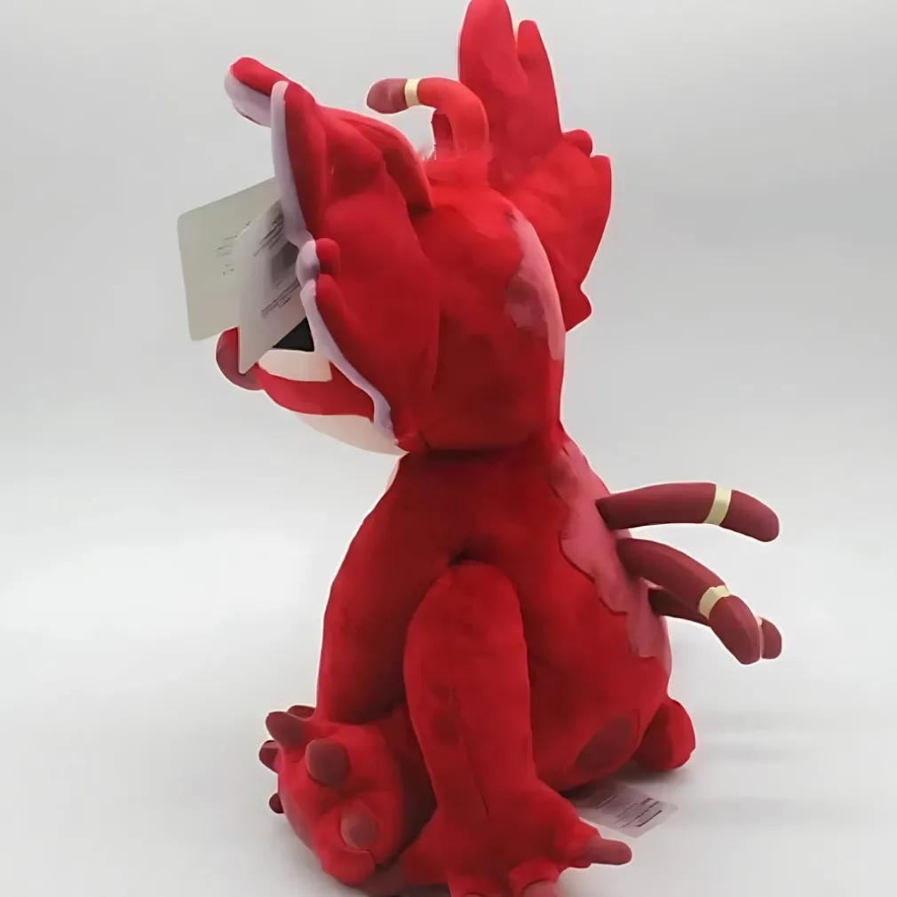 Peluche Stitch dragon rouge