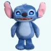 Peluche Stitch interactive parlante aux yeux LED
