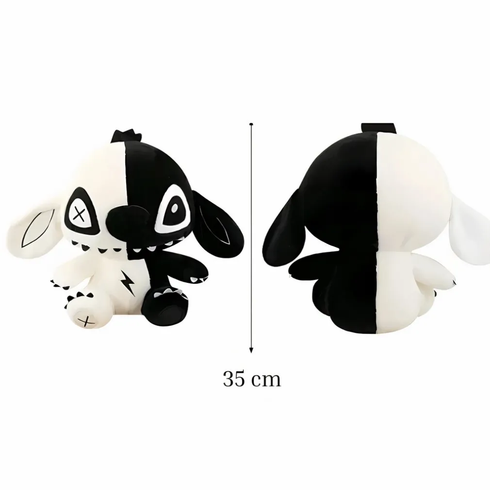 Peluche Stitch noire et blanche