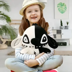 Peluche Stitch noire et blanche