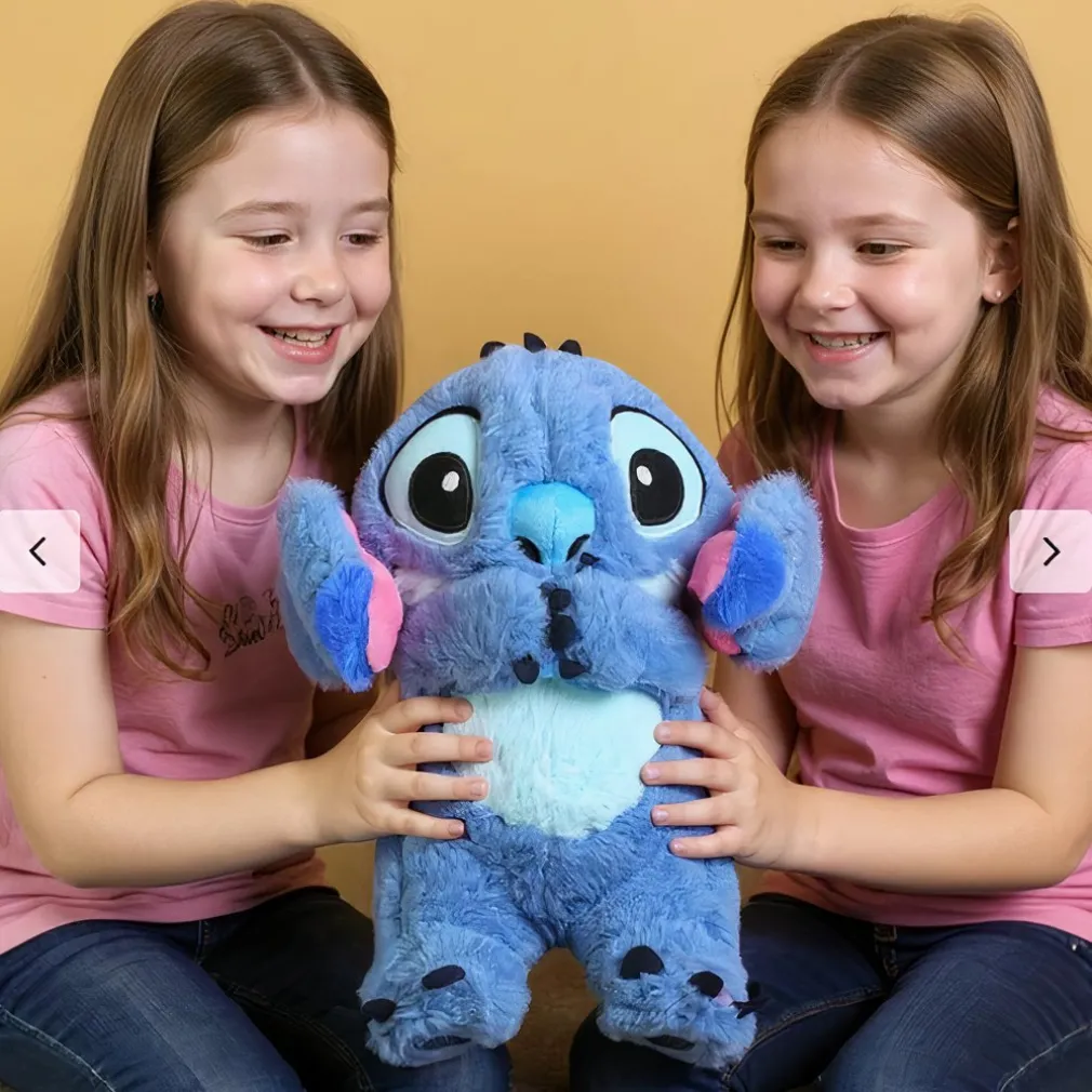 Peluche Stitch qui respire avec berceuse apaisante