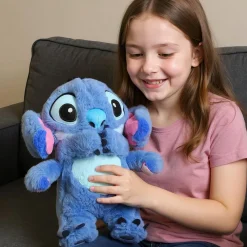 Peluche Stitch qui respire avec berceuse apaisante