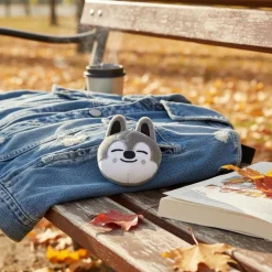 Peluche Stray Kids Bang Chan porte-clef loup kawaii