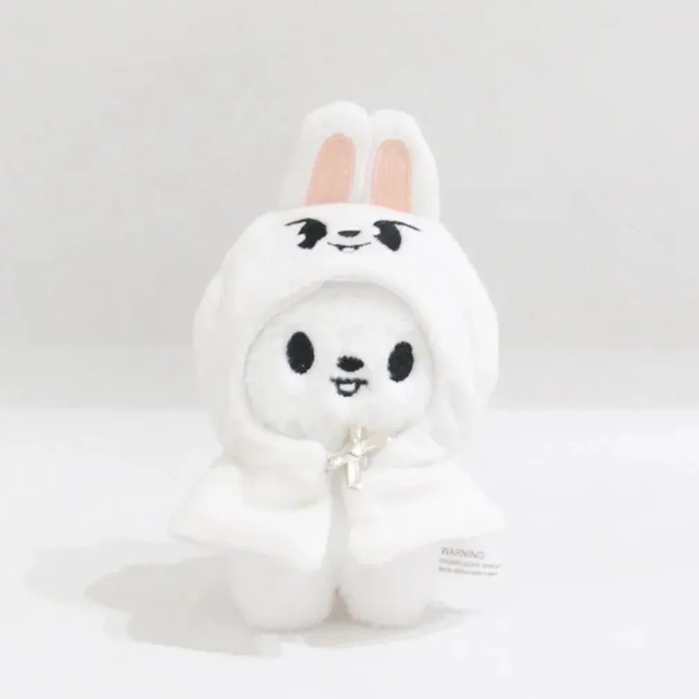 Peluche Stray Kids du lapin blanc de Lee Know style kawaii