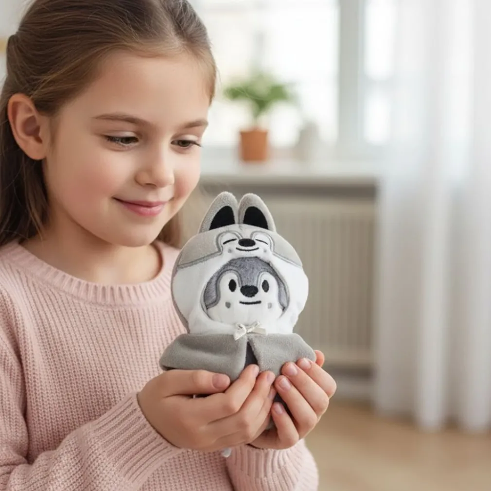Peluche Stray Kids du loup Wolf Chan style kawaii