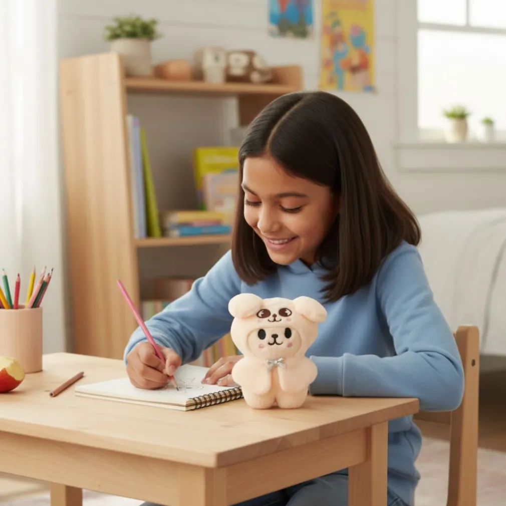 Peluche Stray Kids du petit chien de Seungmin style kawaii
