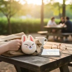 Peluche Stray Kids I.N. porte-clef renard kawaii