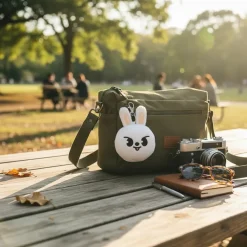 Peluche Stray Kids Lee Know porte-clef lapin kawaii