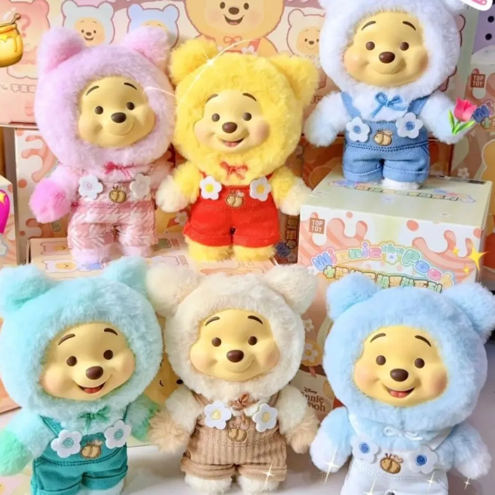 Peluche style Labubu de Winnie l’Ourson