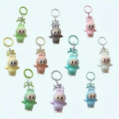 Peluche style Labubu mini porte-clé