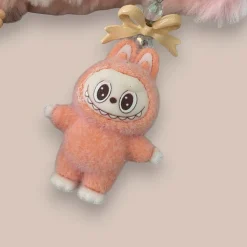 Peluche style Labubu mini porte-clé