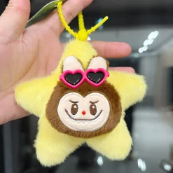 Peluche style Labubu porte-clé étoile