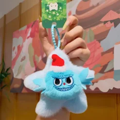 Peluche style Labubu porte-clé étoile